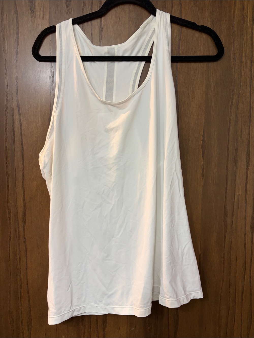 GAP White Racerback Tank - Lightweight Scoop Neck